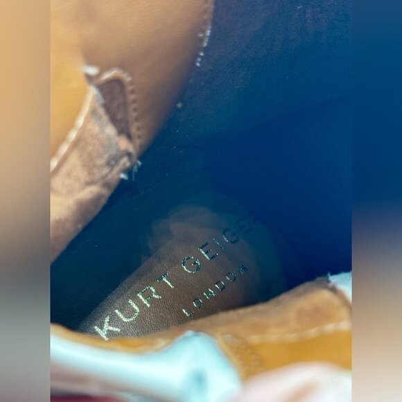🆕 KURT GEIGER LONDON 🧿 NWOT Mayfair Ankle Boot, Bone - Sz 36 - Picture 11 of 15